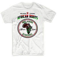 Melanin Strong African Roots Ankh Tee