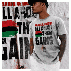 Melanin And Muscle All About Them Gains T-Shirt