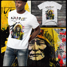 Native American Chief Headdress T-Shirt