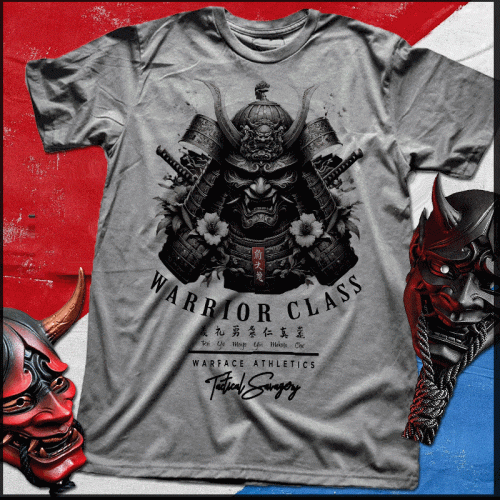 Samurai Bushido Mentality Workout Tee Shirt