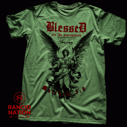 Blessed Peacemakers Angel Workout Tee Shirt