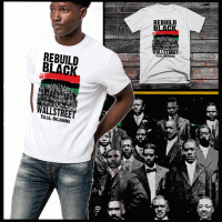 Rebuild Black Wall Street T-Shirt