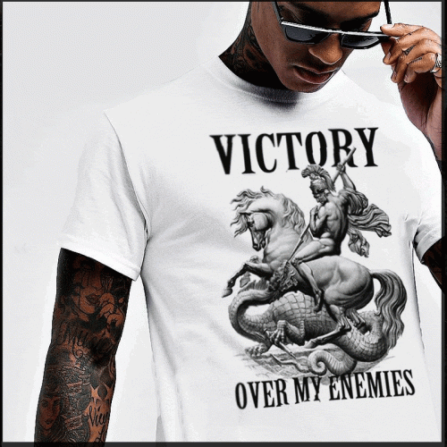 Victory Over My Enemy Workout Tee Shirt