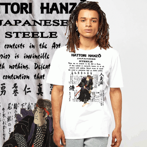 Samurai Warrior Japanese Steele T-Shirt