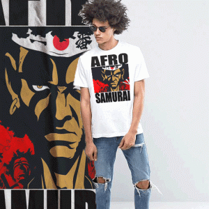 Afro Samurai Warrior T-Shirt