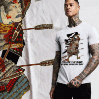 Samurai Warrior Impaled T-Shirt